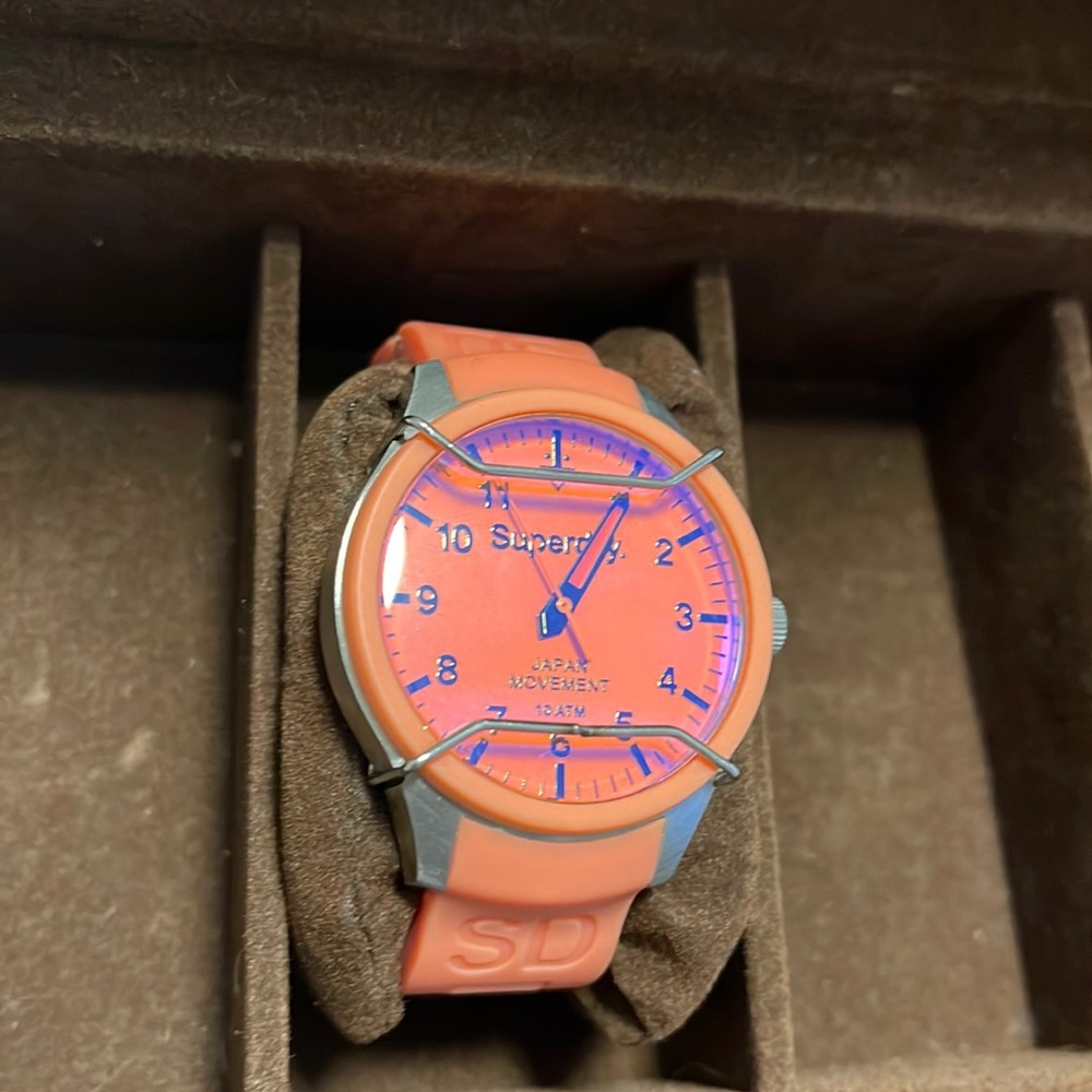 Superdry Analog Orange Dial Men's Watch